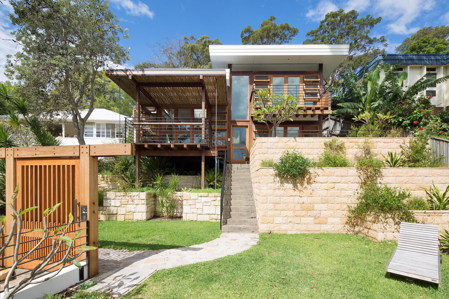 contemporary builders - clareville beach house